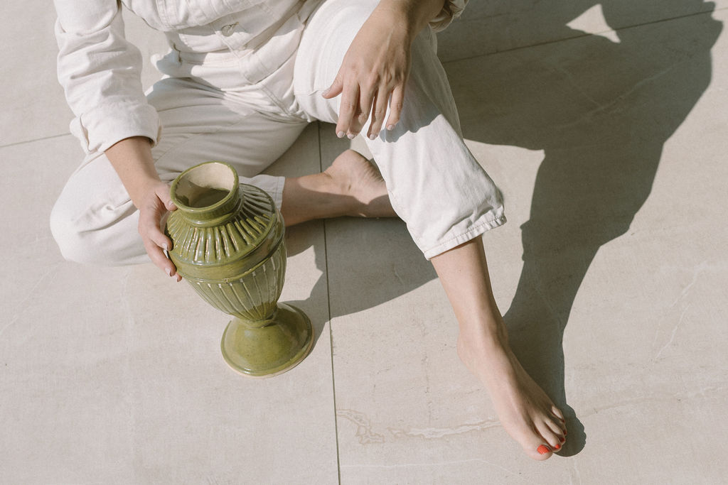 Hand-built stoneware vessels